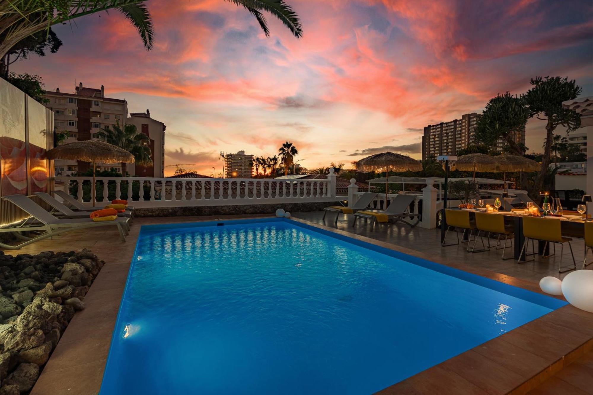 Villa 4Bed Private Pool En Los Cristianos Лос Кристианос Екстериор снимка