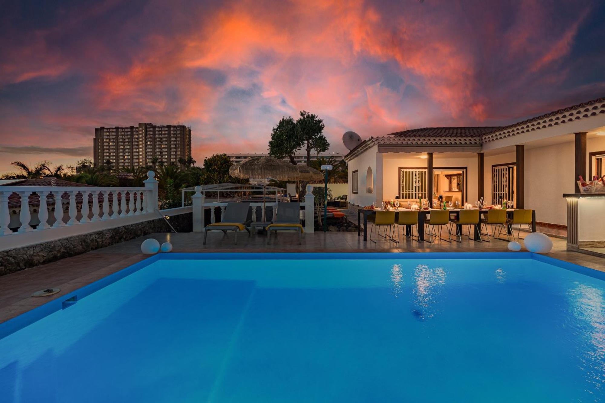 Villa 4Bed Private Pool En Los Cristianos Лос Кристианос Екстериор снимка